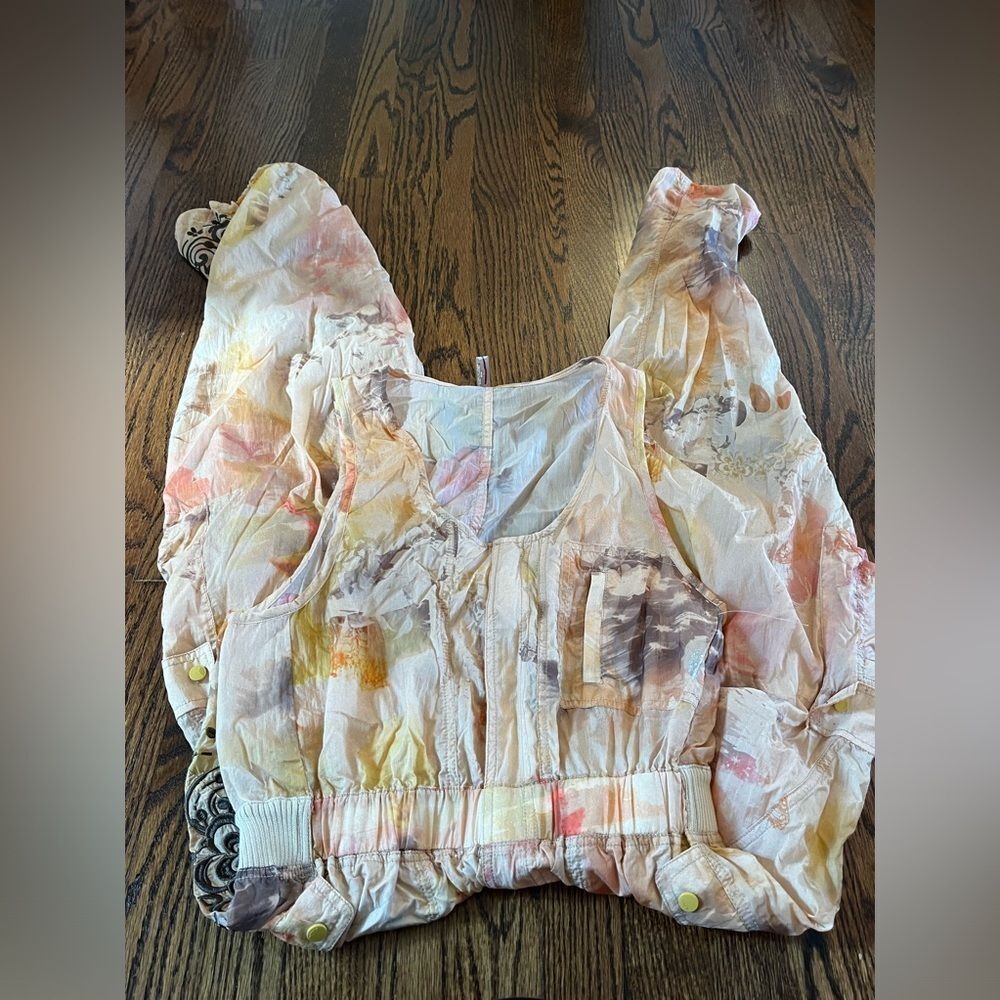 Free People Colorburst One Piece Jumpsuit FP Movement X Small Playsuit-romper - Picture 8 of 9